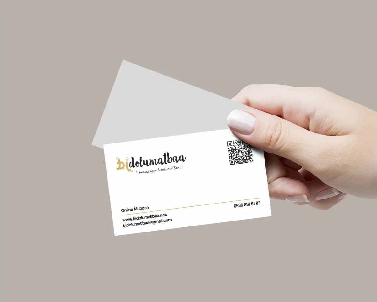 TUALE TEK YÖN KARTVİZİT