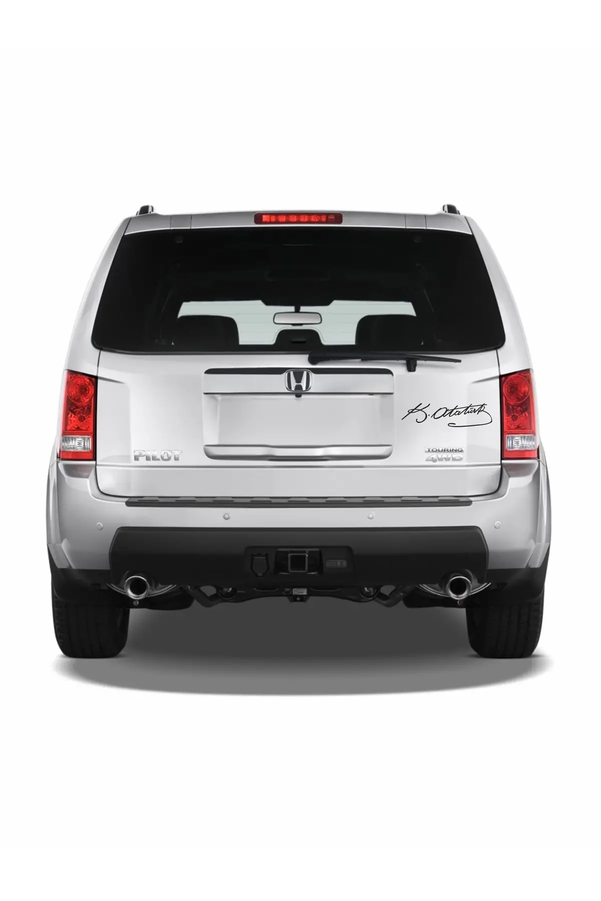 Mustafa Kemal Atatürk Imzası 20x5 Siyah Oto, Motor, Pc, Laptop, Sticker